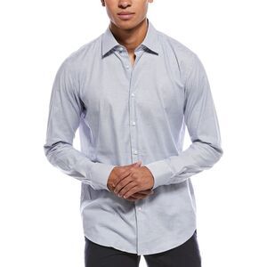 Hugo Boss Mens  Joe Kent Shirt, Blue
